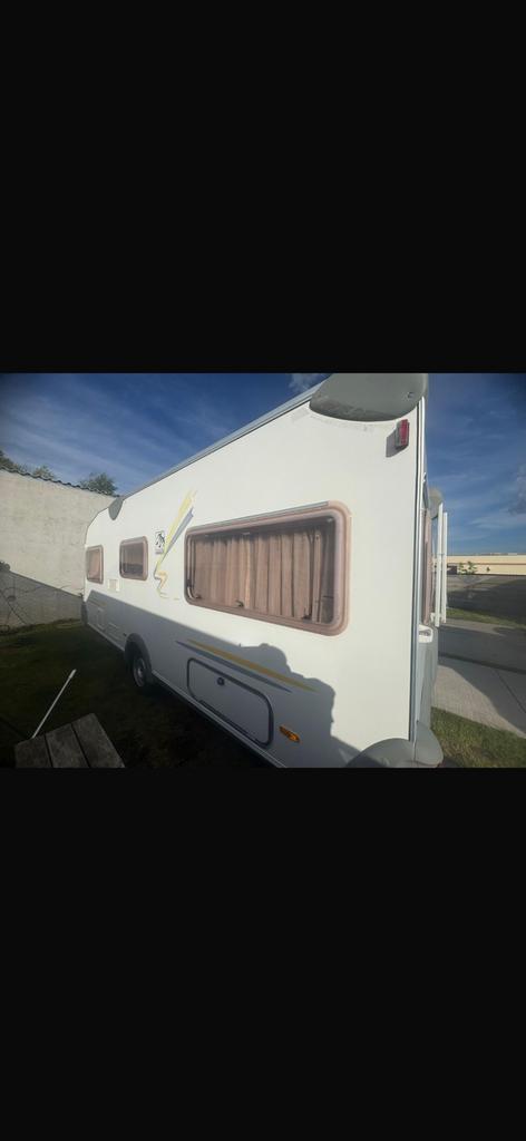 Caravan knaus 2001 5meter in goede staat, Particulier, Douche, Knaus