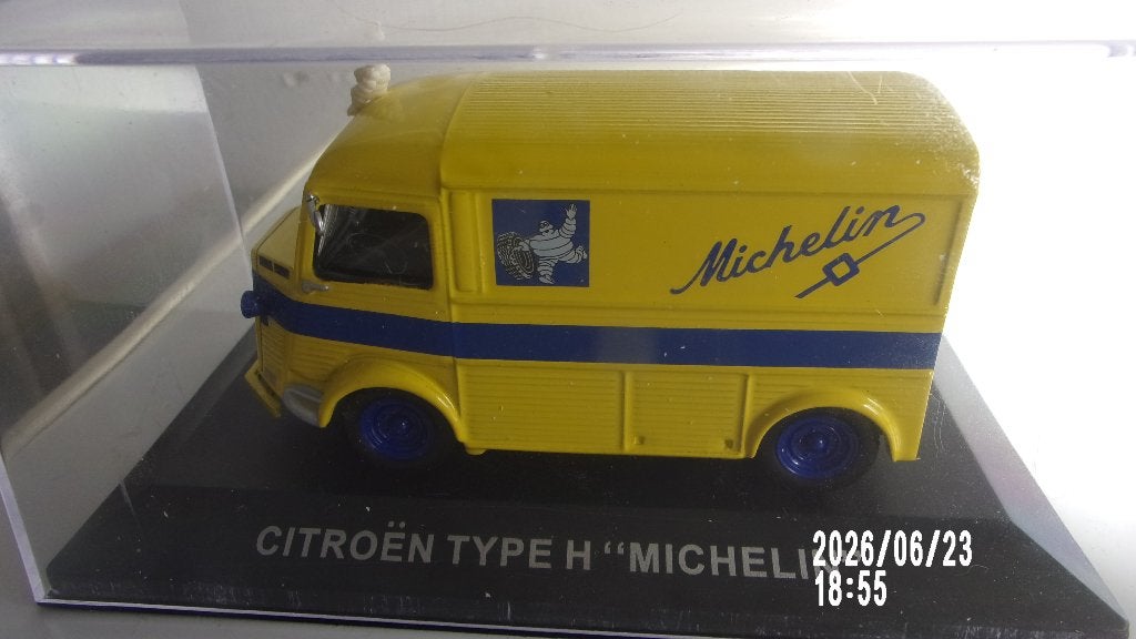 CITROËN TYPE H MICHELIN.IXO 1/43 COMME NEUF,VITRINE, Enlèvement ou Envoi, Comme neuf, Voiture, Autres marques