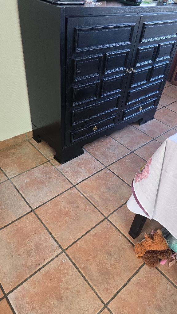 Salla a manger, Ophalen, Gebruikt, Chêne foncé, 4 tot 6 stoelen