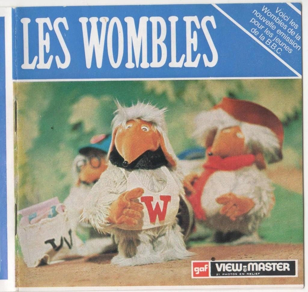 View-master de Wombles D 131 Boekje in het Frans, Ophalen of Verzenden