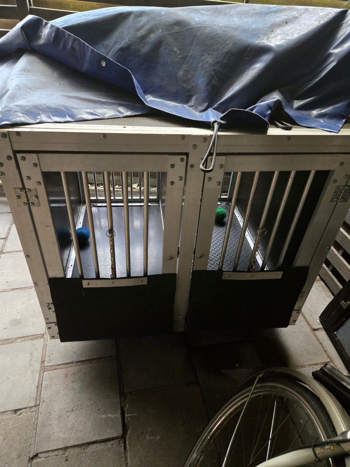 camionette hondenbench voor 2 honden, Ophalen
