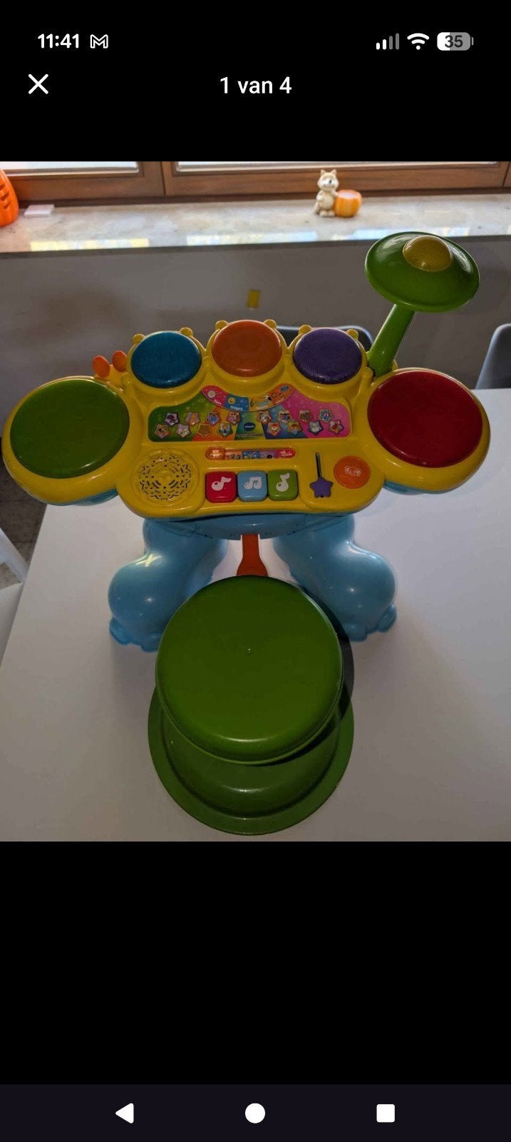 Drumstel Vtech, Ophalen, Gebruikt, 2 tot 4 jaar
