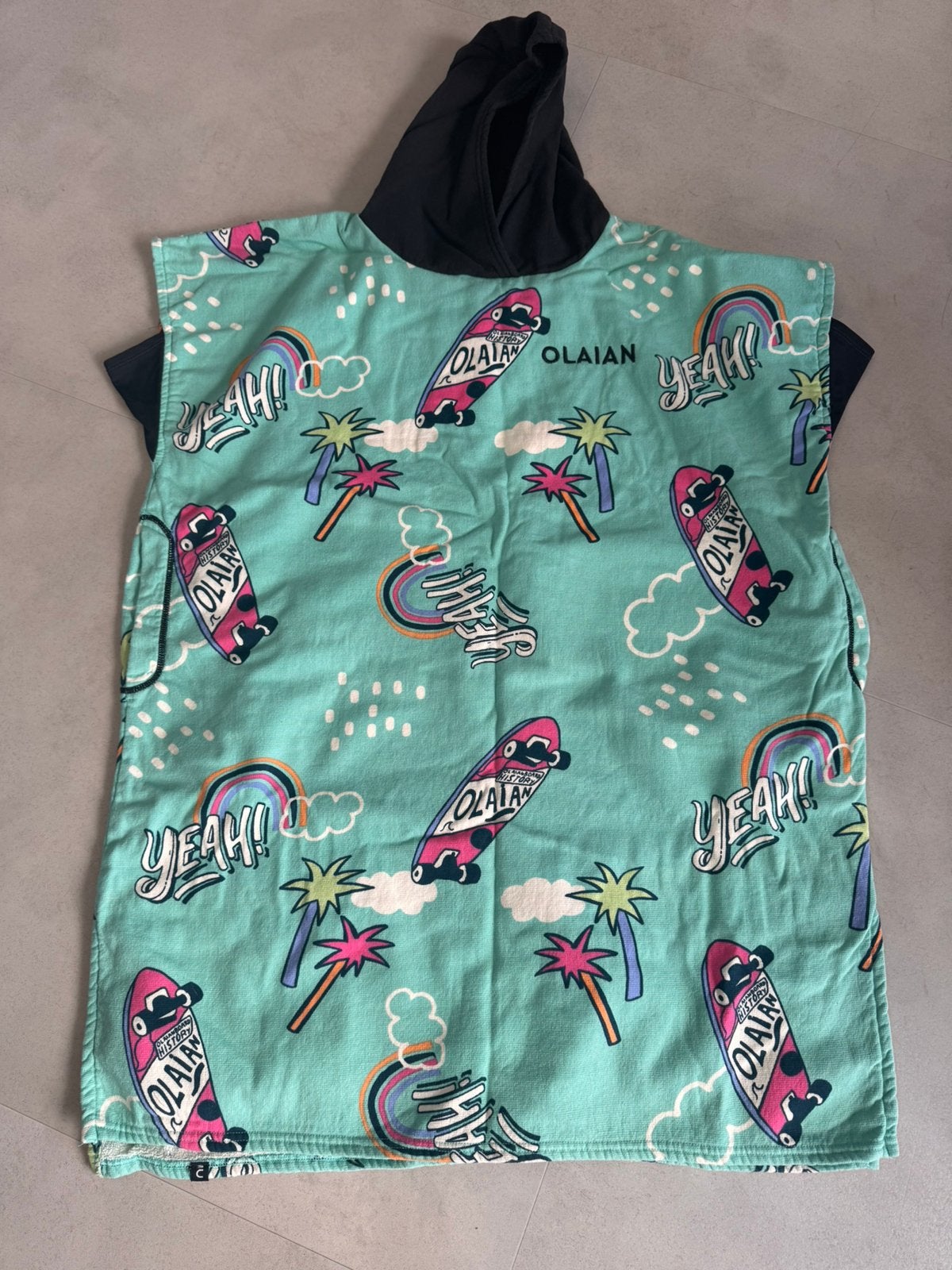 Poncho badstof, Kinderen en Baby's, Kinderkleding | Kinder-zwemkleding, Ophalen, Nieuw, One size