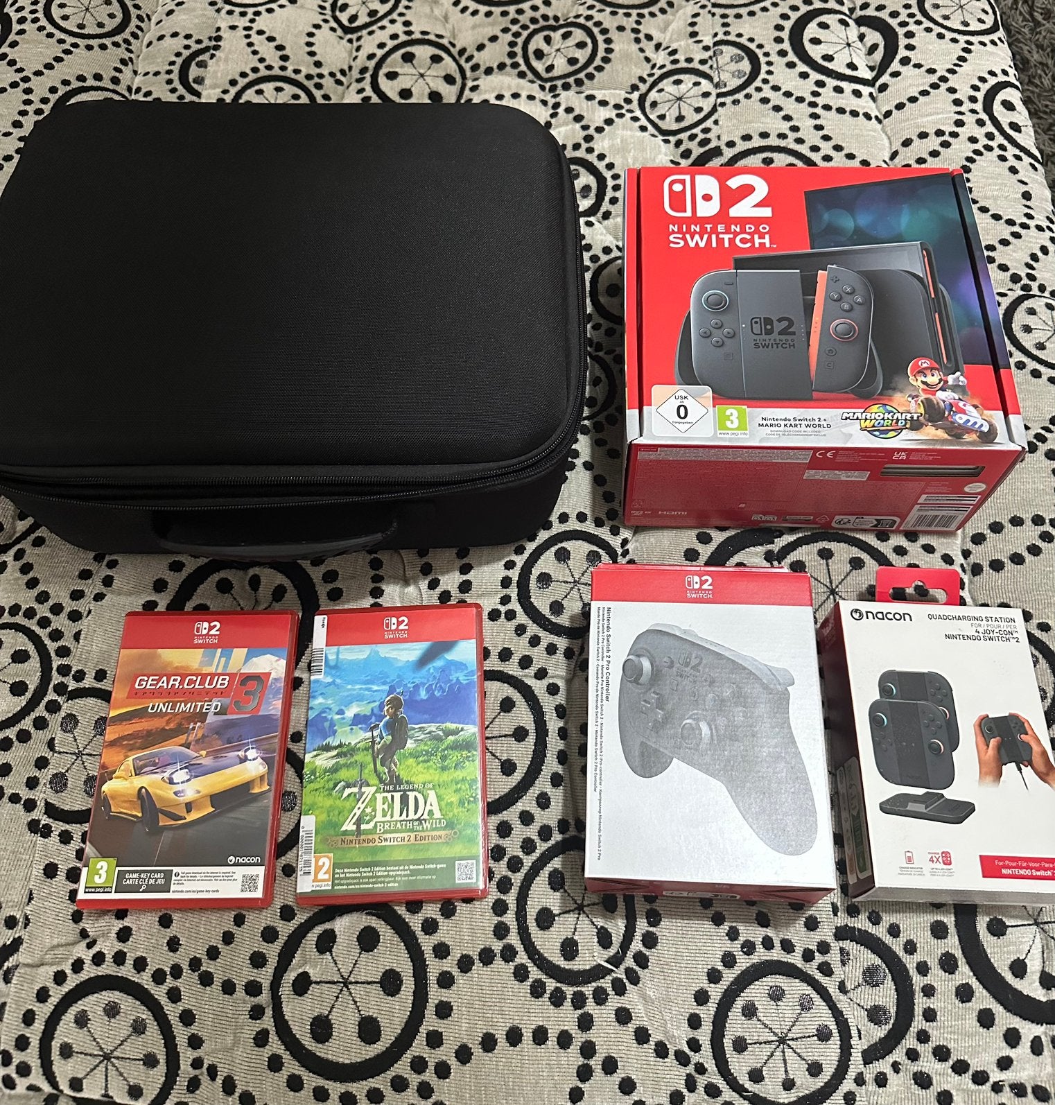 Nintendo Switch 2 + Switch 2 Pro Controller + 5 jeux, Consoles de jeu & Jeux vidéo, Enlèvement, Comme neuf, Avec 1 manette, Avec jeux