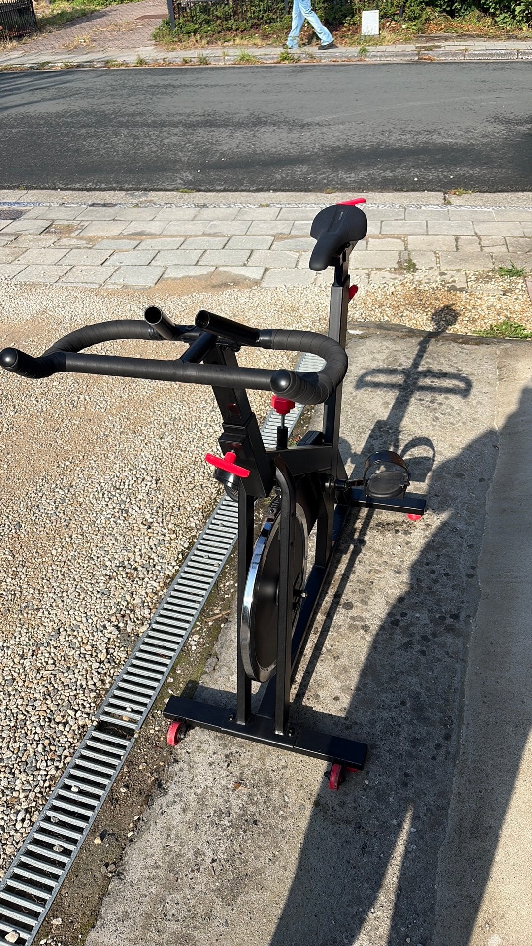 Vélo spinning, Enlèvement