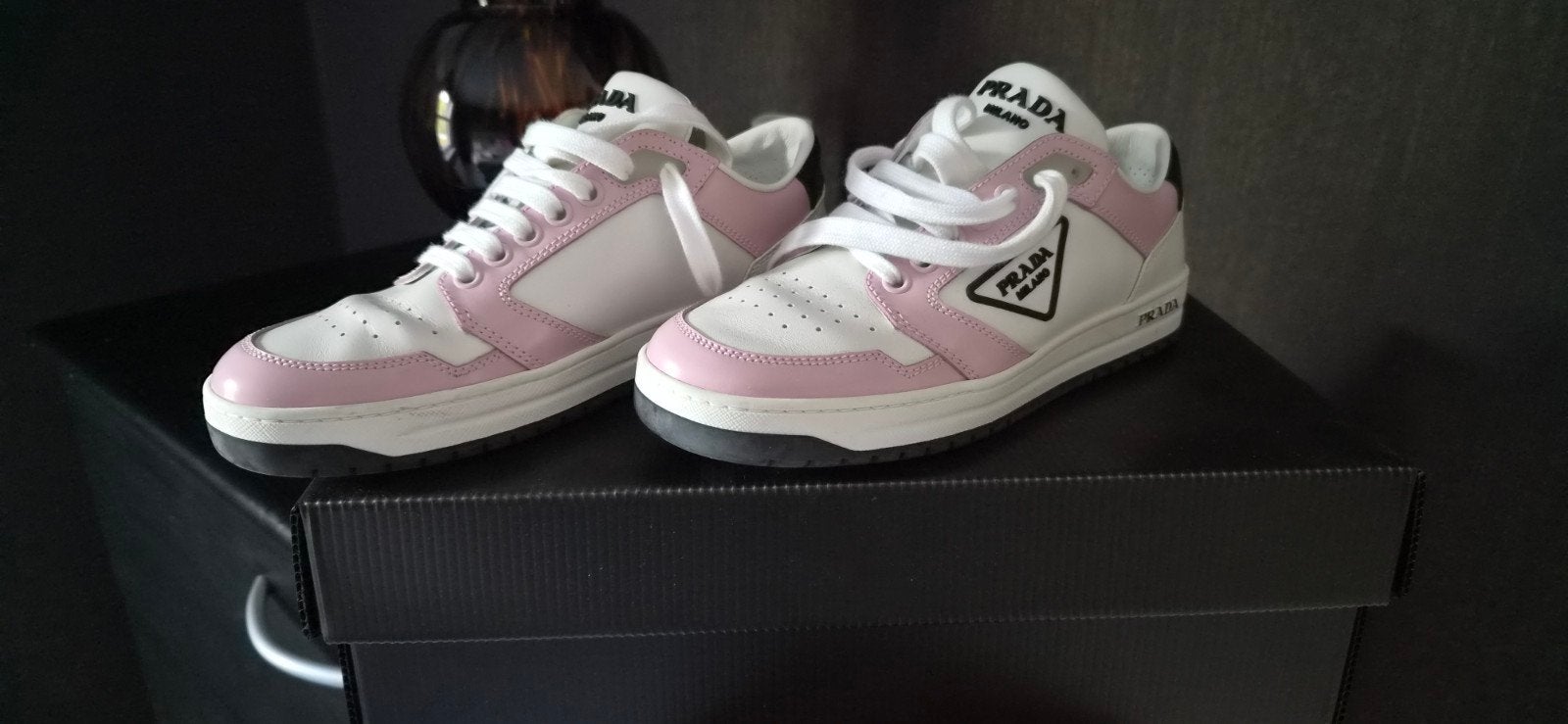 Sneaker Prada, Ophalen, Prada, Sneakers, Roze