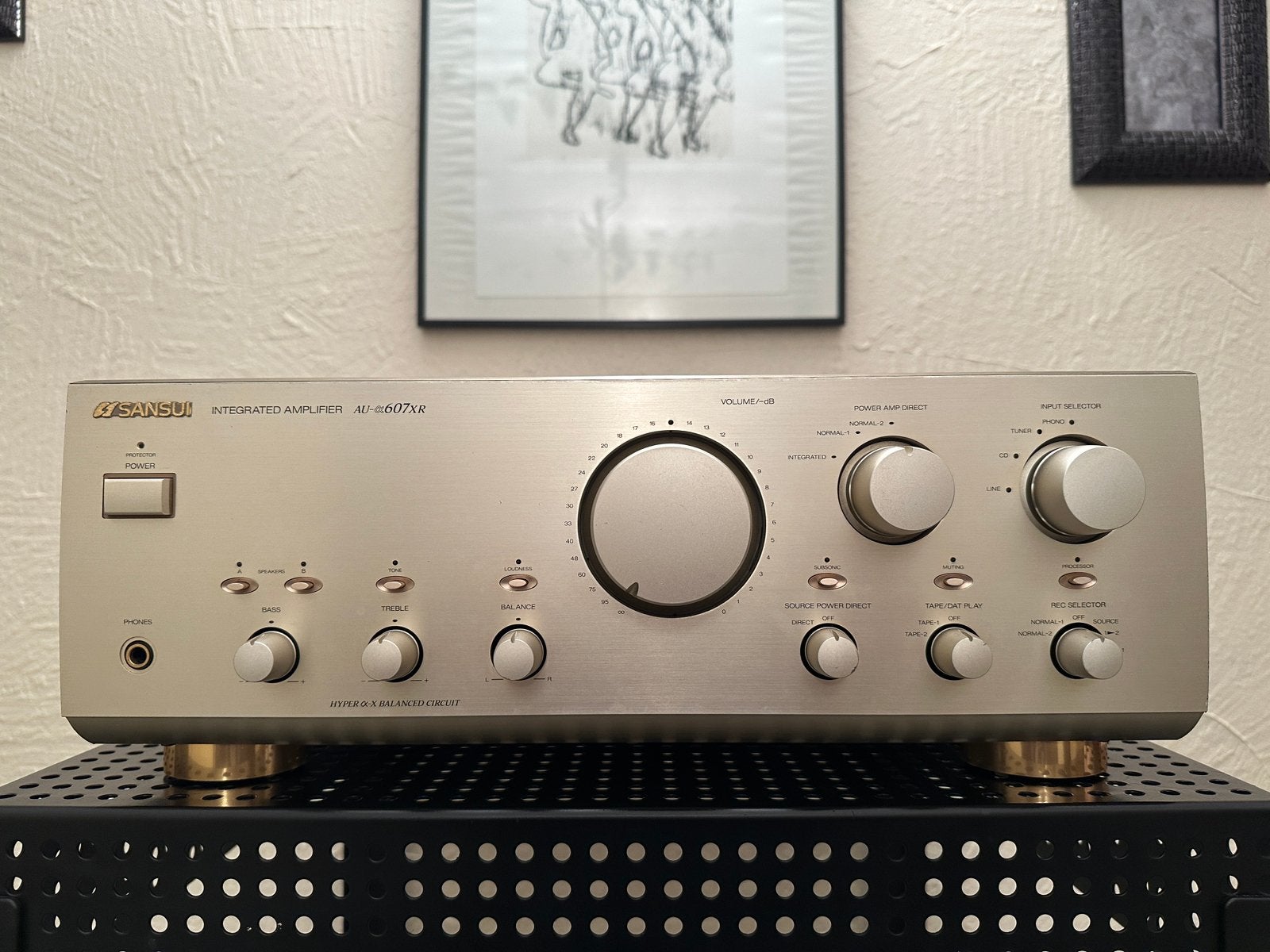 Sansui AU-α607XR, Audio, Tv en Foto, Overige merken, Ophalen of Verzenden, Zo goed als nieuw, 60 tot 120 watt