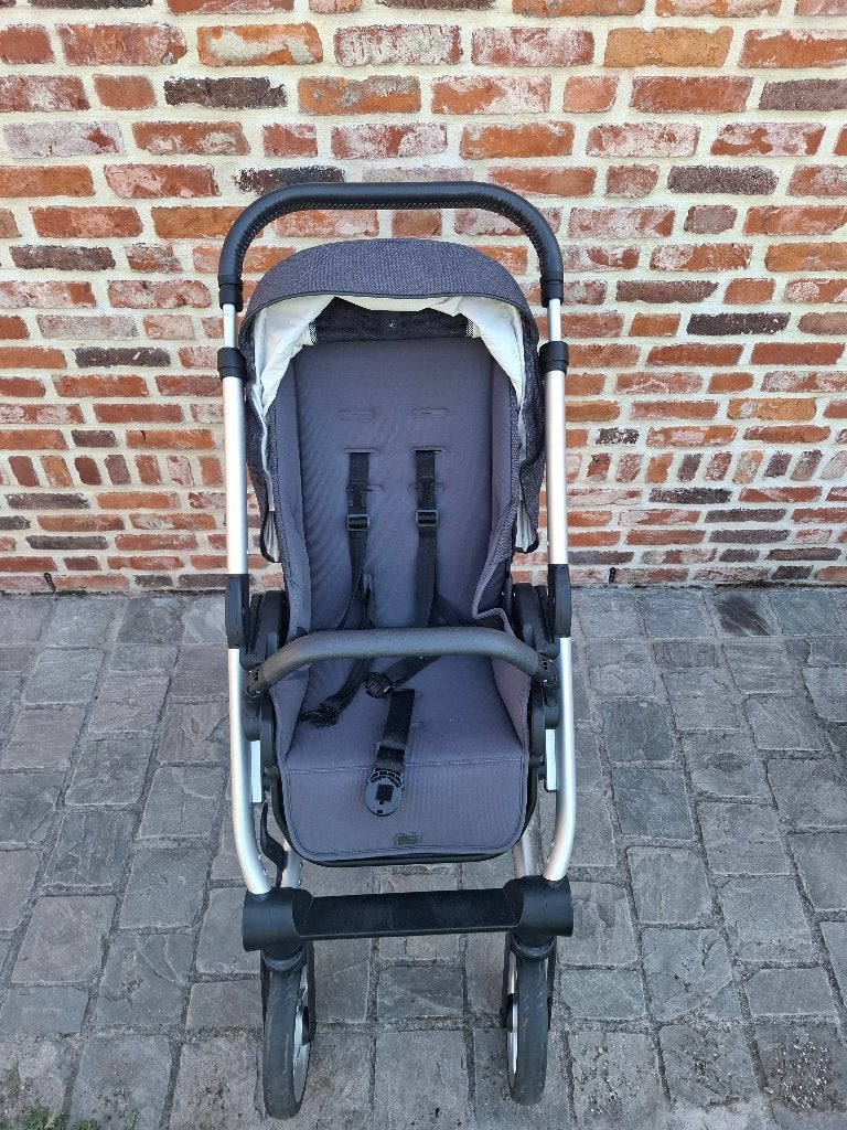 Kinderwagen 3 in 1 inclusief isofix base voor auto, Gebruikt, Verstelbare duwstang, Mutsy, Ophalen
