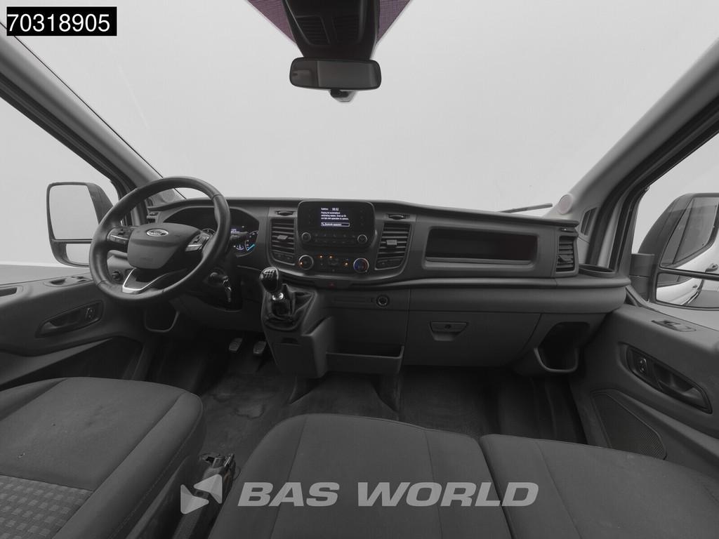 Ford Transit 170pk Open Laadbak met Kist Dubbellucht 3,5t Tr, Auto's, Stof, Euro 6, 4 cilinders, Start-stop-systeem
