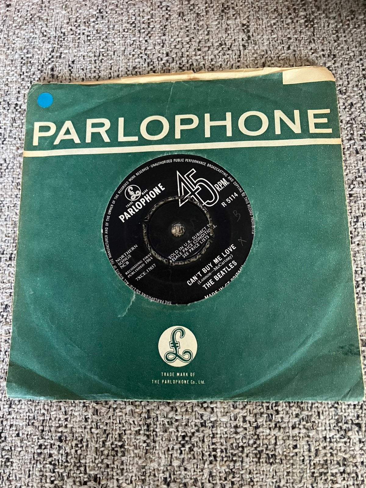 Single The Beatles, Gebruikt, Ophalen of Verzenden, Pop, Overige typen