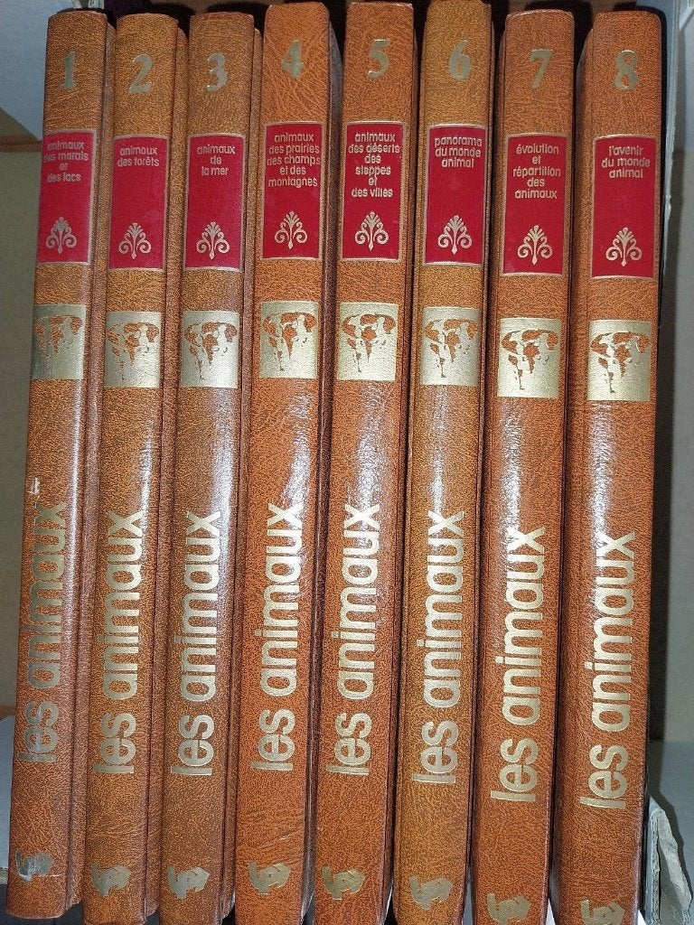 Collection - Les animaux - 8 volumes, Ophalen, Gebruikt, Overige soorten, Overige typen