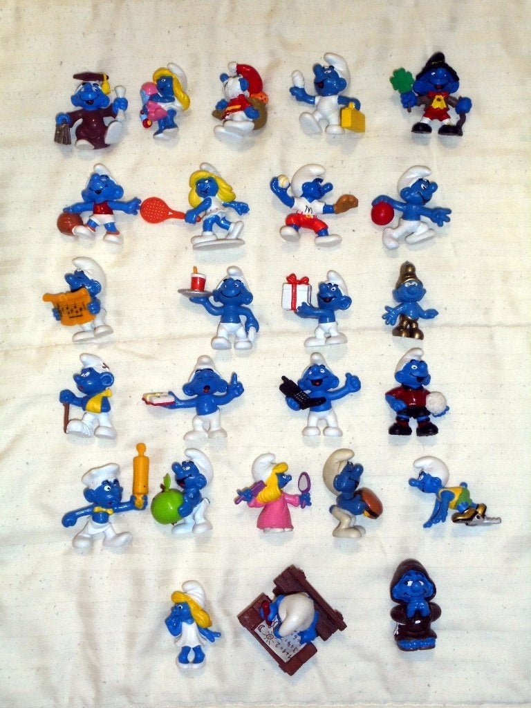 smurfen collectie deel 3, in 1 lot of per stuk, Collections, Schtroumpfs, Enlèvement ou Envoi, Utilisé, Différents Schtroumpfs