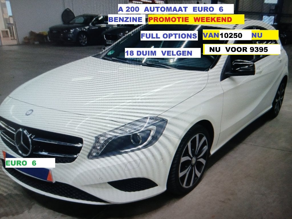 MERCESES  A  200  AUTOMATIC  ((   EURO  6 ))), Auto's, Automaat, Euro 6, 1600 cc, Particulier