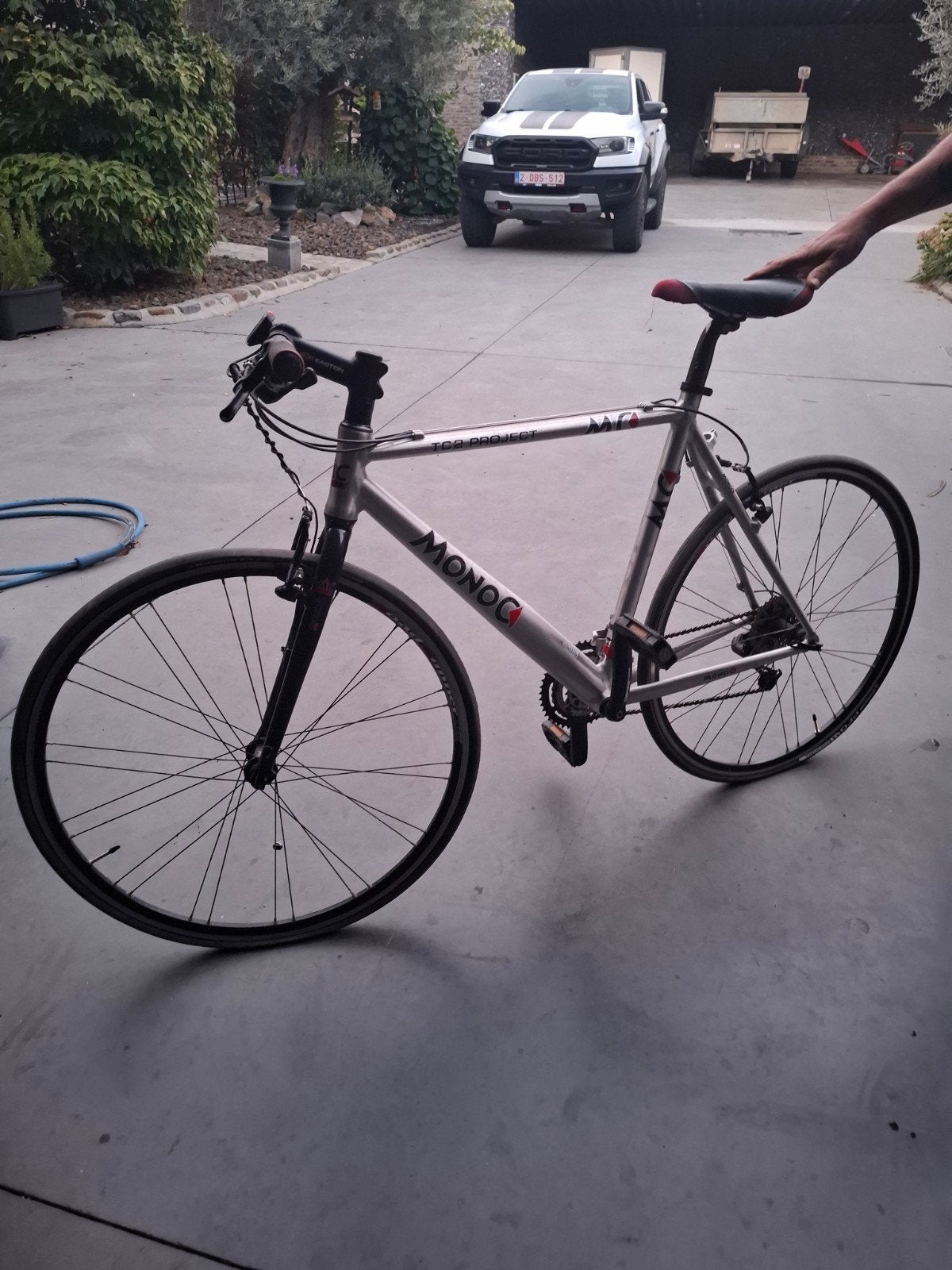 coursfiets, Ophalen