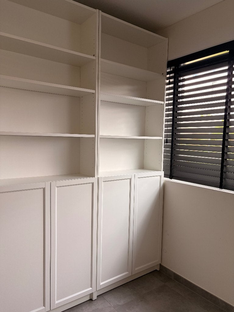 Groot formaat Billy boekenkasten met oxberg deuren te koop, Huis en Inrichting, Kasten | Boekenkasten, Ophalen, Met deur(en), 200 cm of meer
