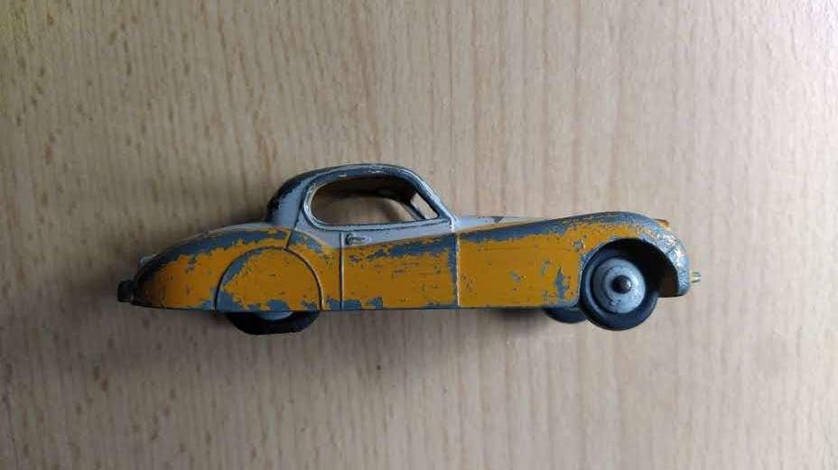 DINKY TOYS ENGLAND, JAGUAR N 157, vintage., Enlèvement ou Envoi, Utilisé, Voiture, Dinky Toys