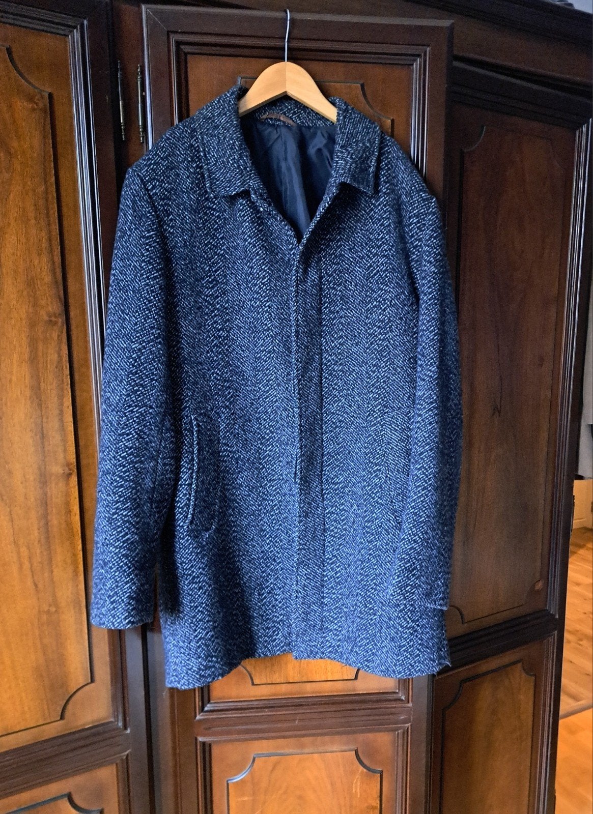 Winterjas Half lang, Kleding | Heren, Ophalen, Maat 48/50 (M), Blauw
