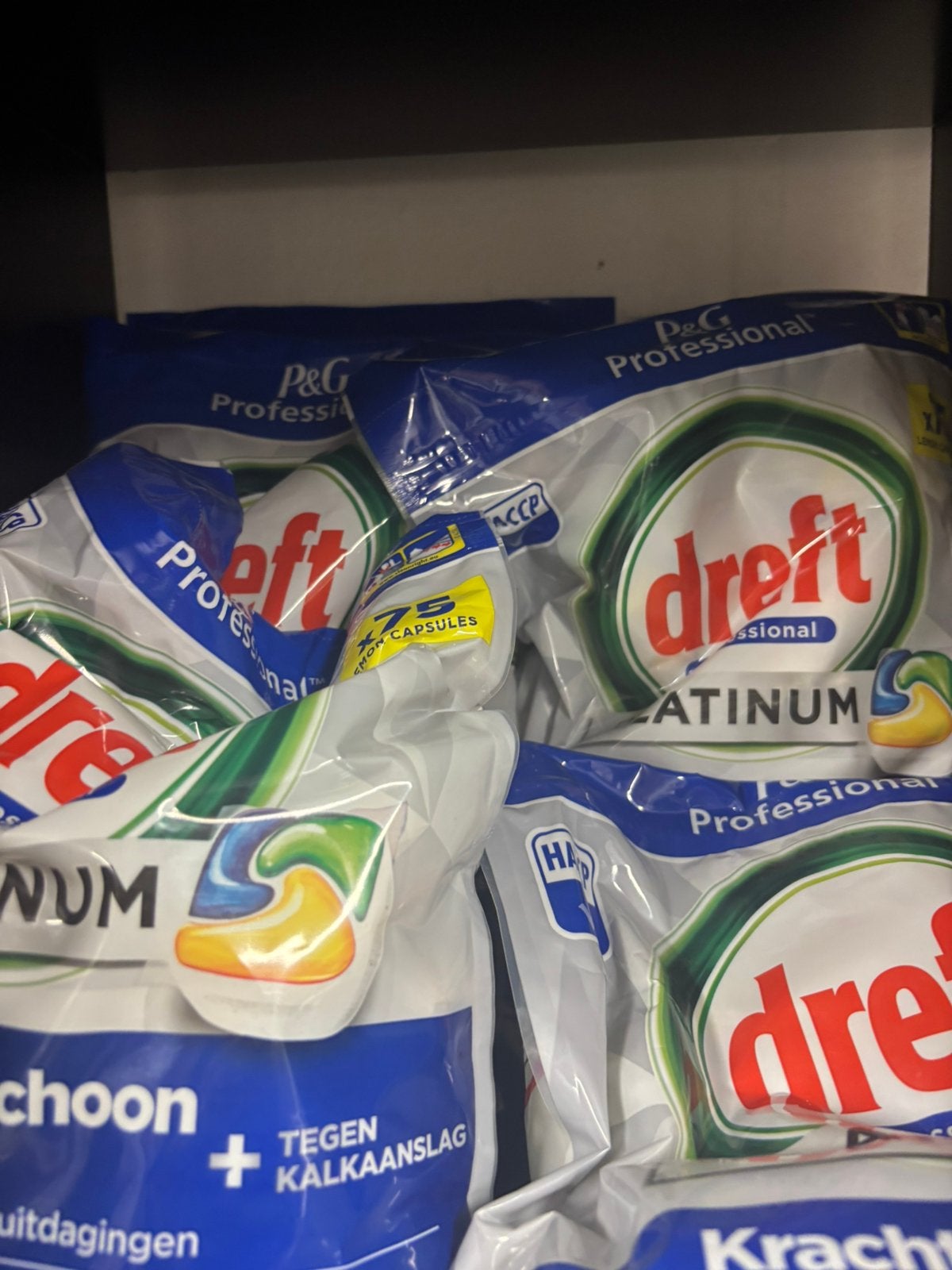 4 sacs de tablettes pour lave-vaisselle Dreft, Enlèvement ou Envoi