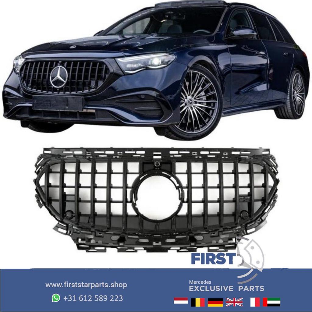 W214 GT GRIL Mercedes E KLASSE PANAMERICANA GRIL ZWART of CH, Auto-onderdelen, Gebruikt, -, Ophalen of Verzenden, -