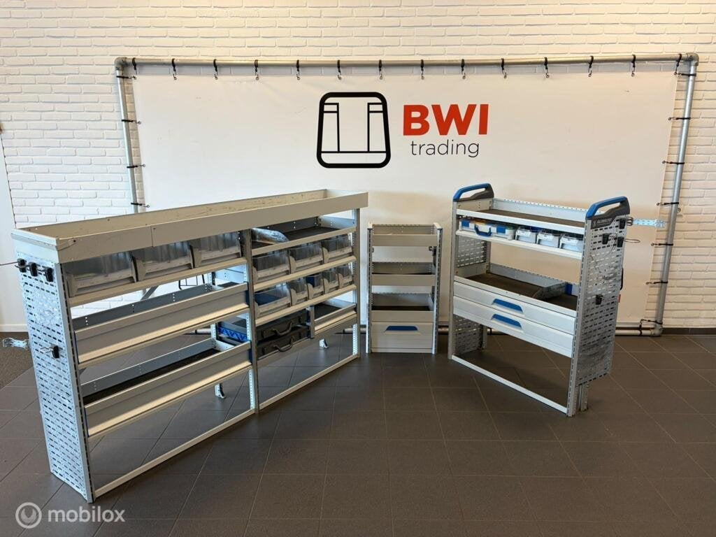Sortimo bedrijfswageninrichting set van drie / nette staat, Ophalen of Verzenden