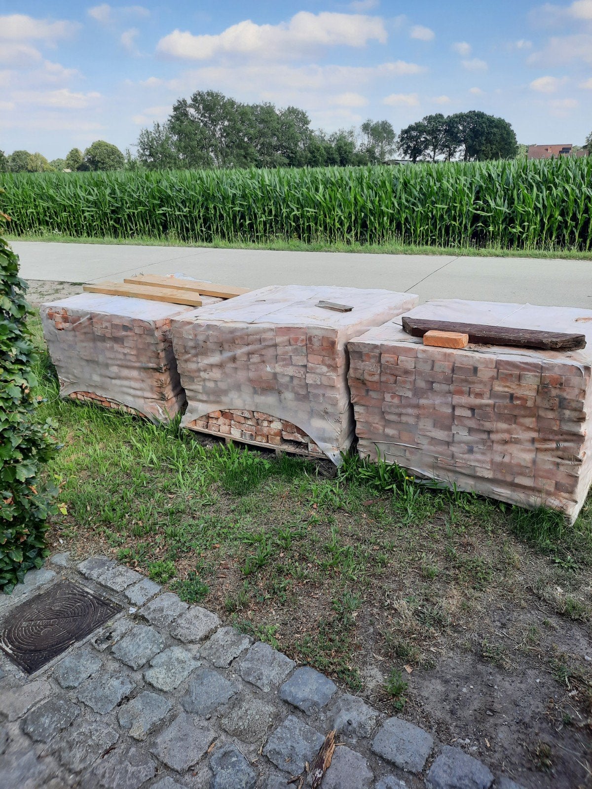 baksteen, Ophalen