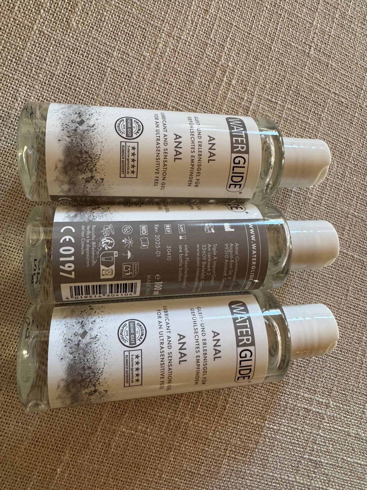 Lubrifiant anal Waterglide - 100 ml - neuf, Enlèvement ou Envoi, Neuf