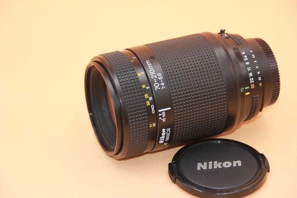 NIKON AF 70-210/4-5.6, Audio, Tv en Foto, Fotocamera's Analoog, Ophalen of Verzenden, Gebruikt, Spiegelreflex, Nikon