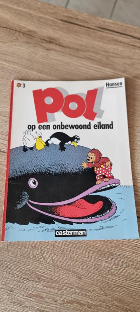 Strip Pol - 3 Pol op een onbewoond eiland, Livres, BD, Comme neuf, Une BD, Enlèvement ou Envoi