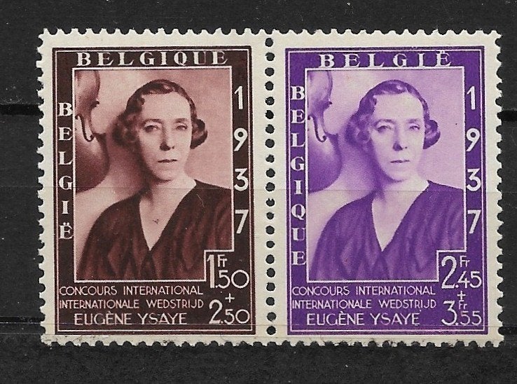BELGIE  N  457A +457B  XX  VAR.  MEDAILLON  OP  457A 1.50FR, Europa, Ophalen of Verzenden, Postfris, Postfris