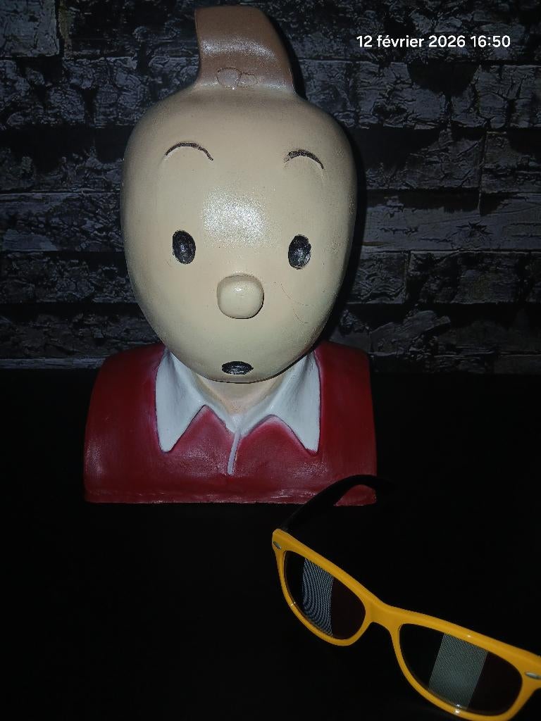 Buste Tintin / collection, Verzamelen, Ophalen, Zo goed als nieuw, Mens