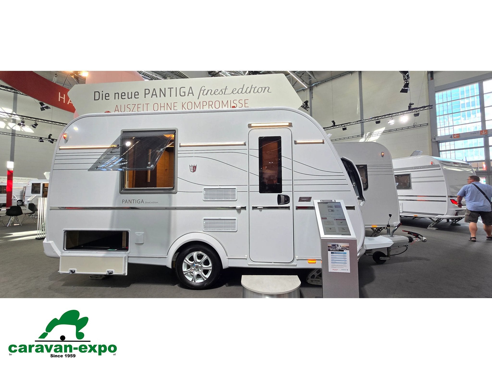 TABBERT PANTIGA 390 WD 2,3 Finest Edition, Caravans en Kamperen, Tabbert, Tot en met 2, Bedrijf, 4 tot 5 meter