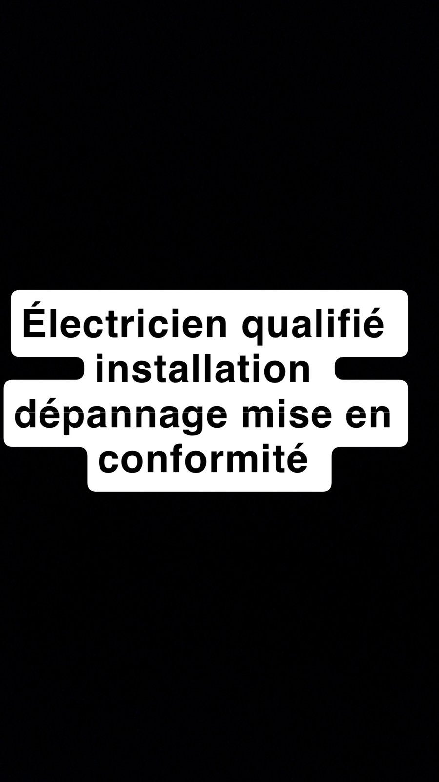 Électricien qualifié, Enlèvement ou Envoi