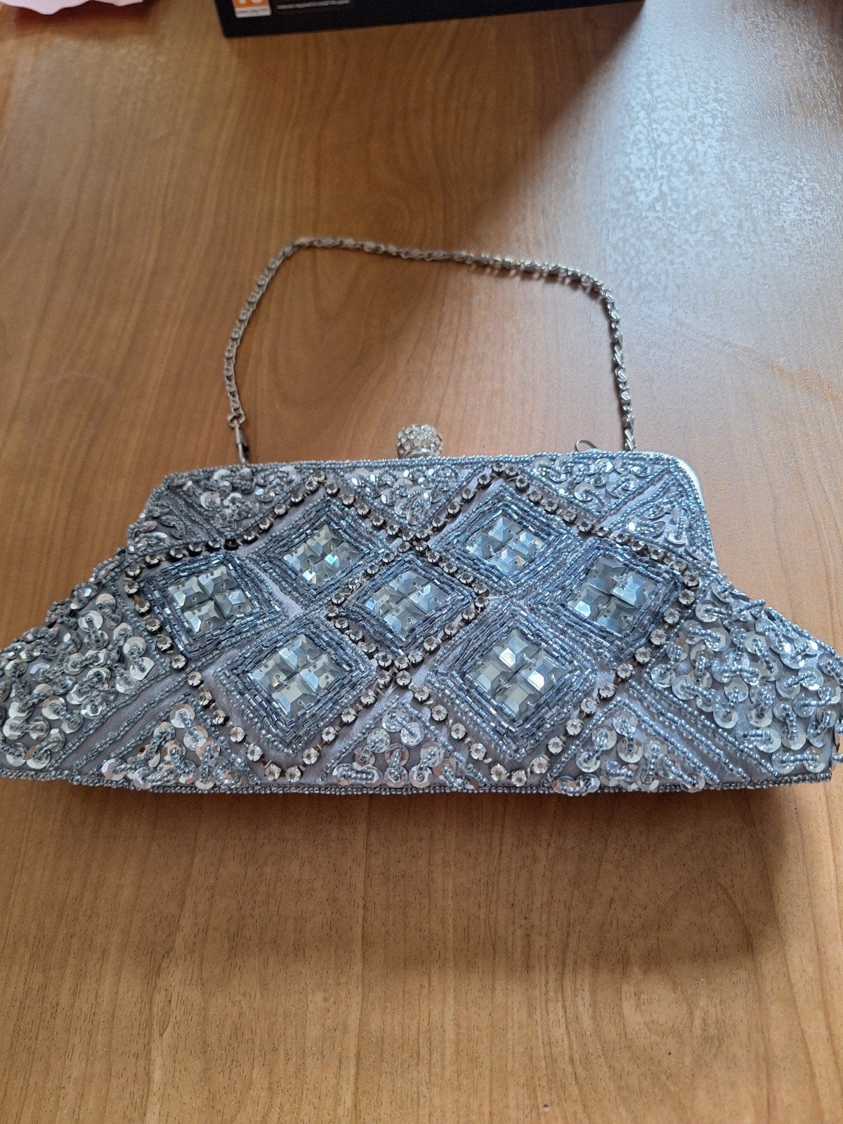 Baluggi partybag, Handtassen en Accessoires, Tassen | Damestassen, Ophalen of Verzenden, Gebruikt, Grijs, Overige typen