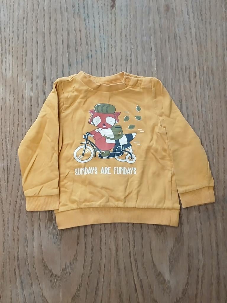 Okergele C&A Baby Club trui - Maat 92 - 100% Katoen, Enfants & Bébés, Vêtements enfant | Taille 92, Garçon, C&A, Enlèvement ou Envoi
