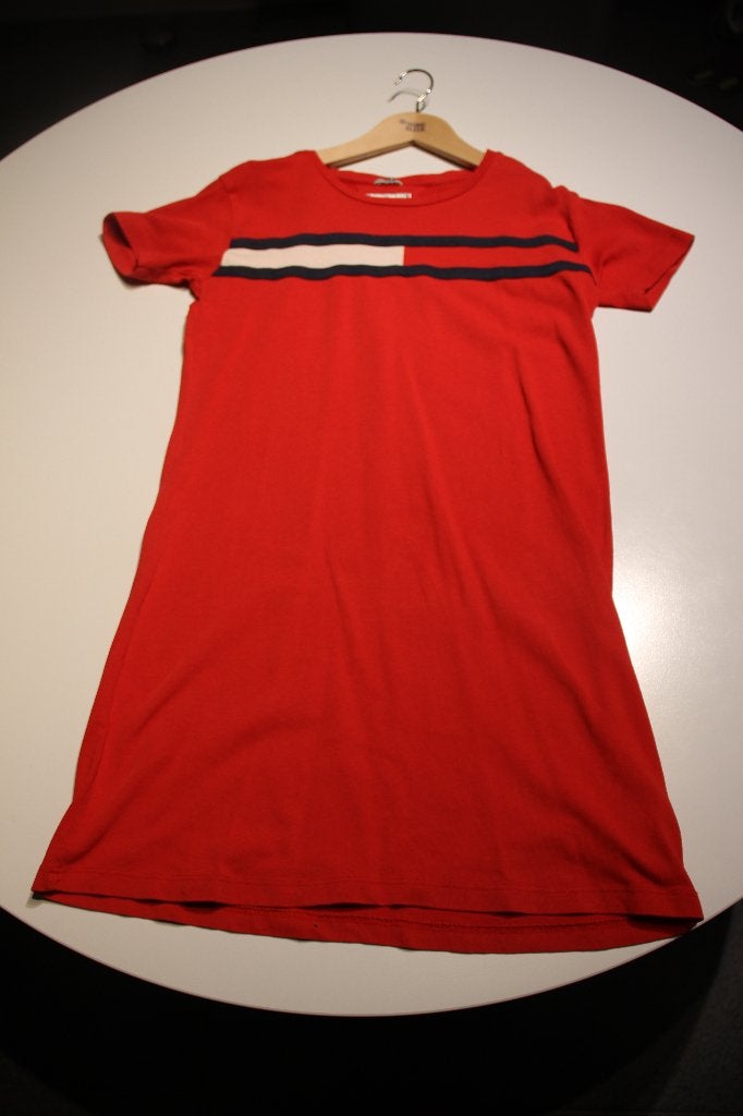 Rode jurk Tommy Hilfiger meisjes, Ophalen, TOMMY HILFIGER., Gebruikt, Meisje