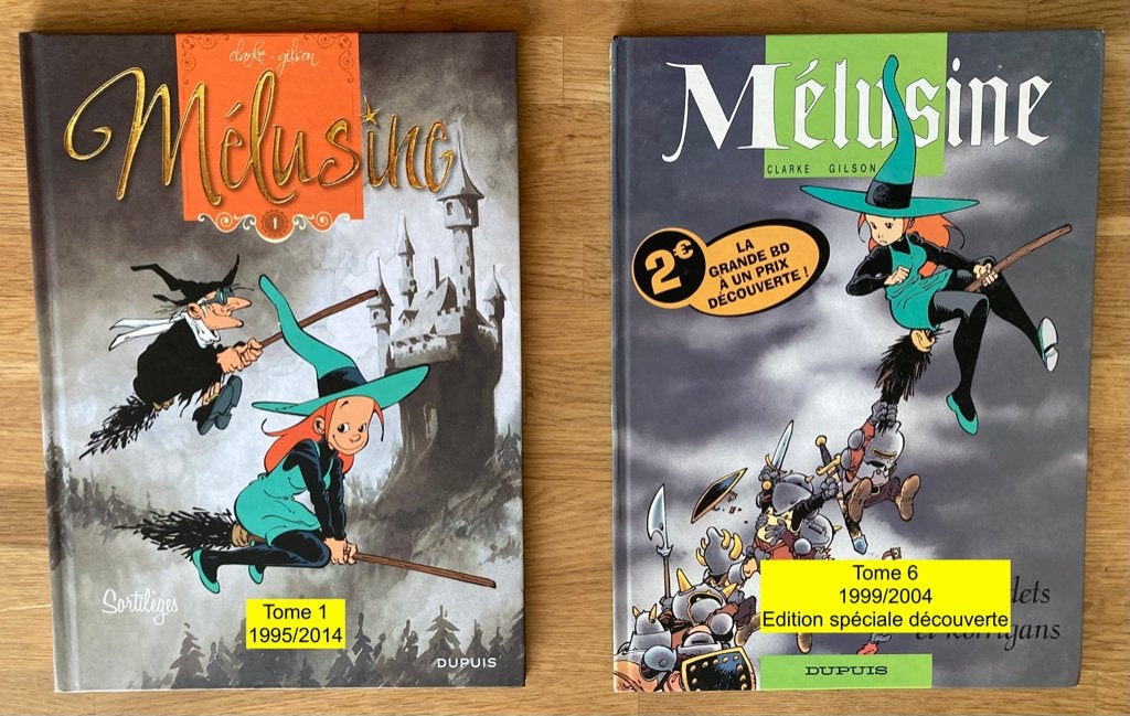 3 BD pour enfants MELUSINE la sorcière, Livres, BD, Plusieurs BD, Enlèvement ou Envoi, Comme neuf, Clarke & Gilson