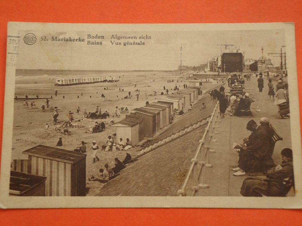 Mariakerke Baden - Oostende Algemeenzicht, Ophalen of Verzenden, 1920 tot 1940, Gelopen, West-Vlaanderen