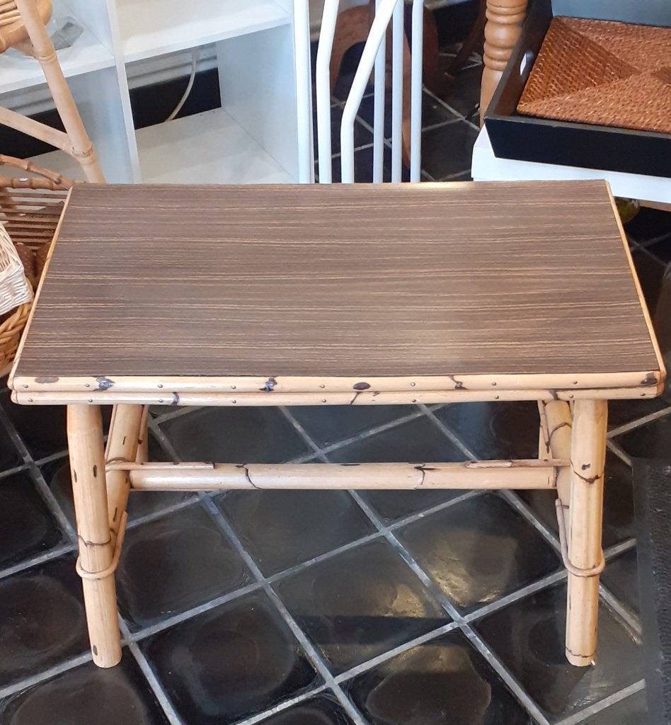 Table de salon en rotin, Enlèvement, Utilisé, Rectangulaire