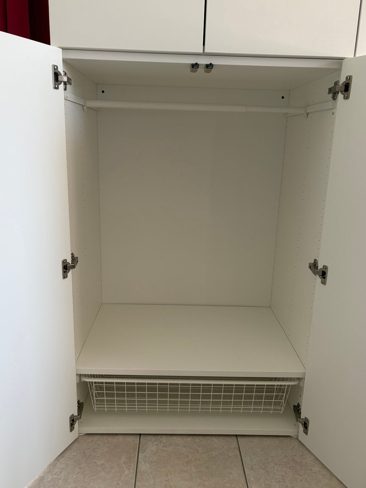IKEA PLATSA kast met FONNES deuren, 120x80x55 cm, Maison & Meubles, Armoires | Penderies & Garde-robes, Comme neuf, Enlèvement