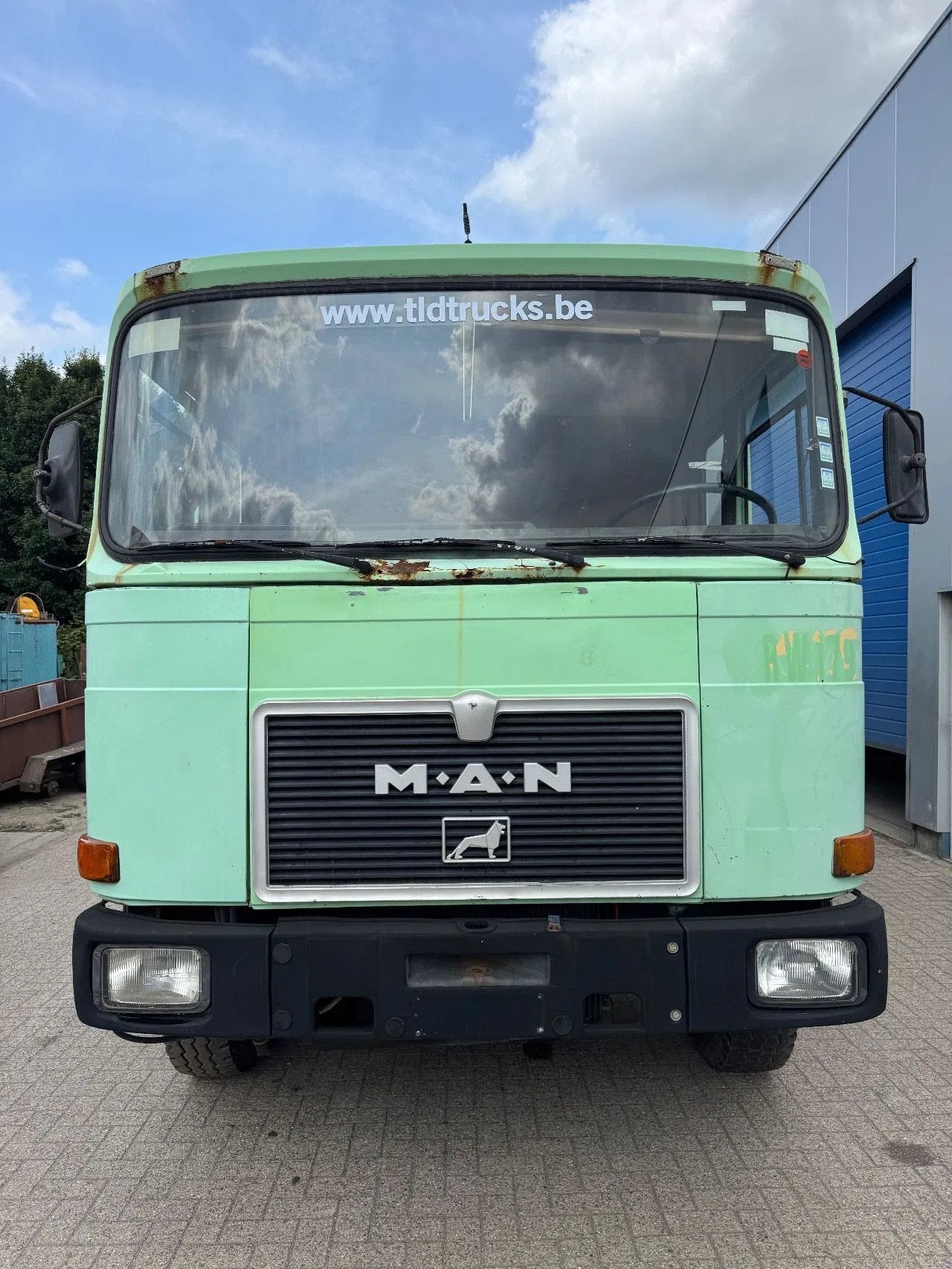 MAN F8 *32.291 8x4-6Cyl-BELGIAN TRUCK-BIG AXXLES* (bj 1986), Auto's, Achterwielaandrijving, MAN, Bedrijf, Te koop