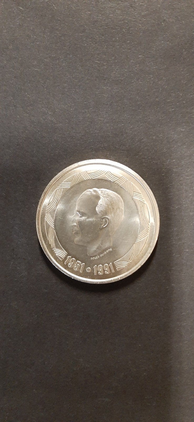 500 Frank 1991 zilver Frans, Postzegels en Munten, Ophalen, Zilver, Zilver