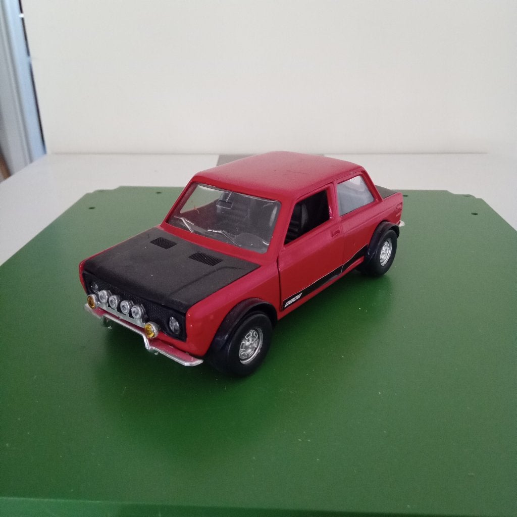 FIAT ABARTH 128 RALLY -1/25 POLISTIL/BURAGO, Envoi, Fiat