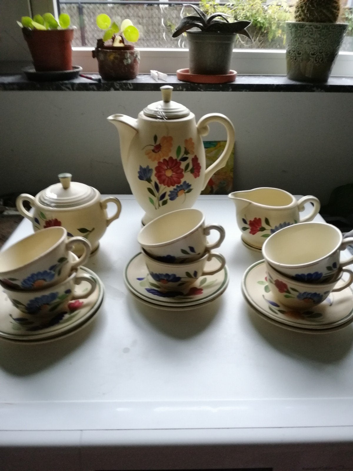 Koffieserviesje Boch voor 6 personen, Enlèvement ou Envoi