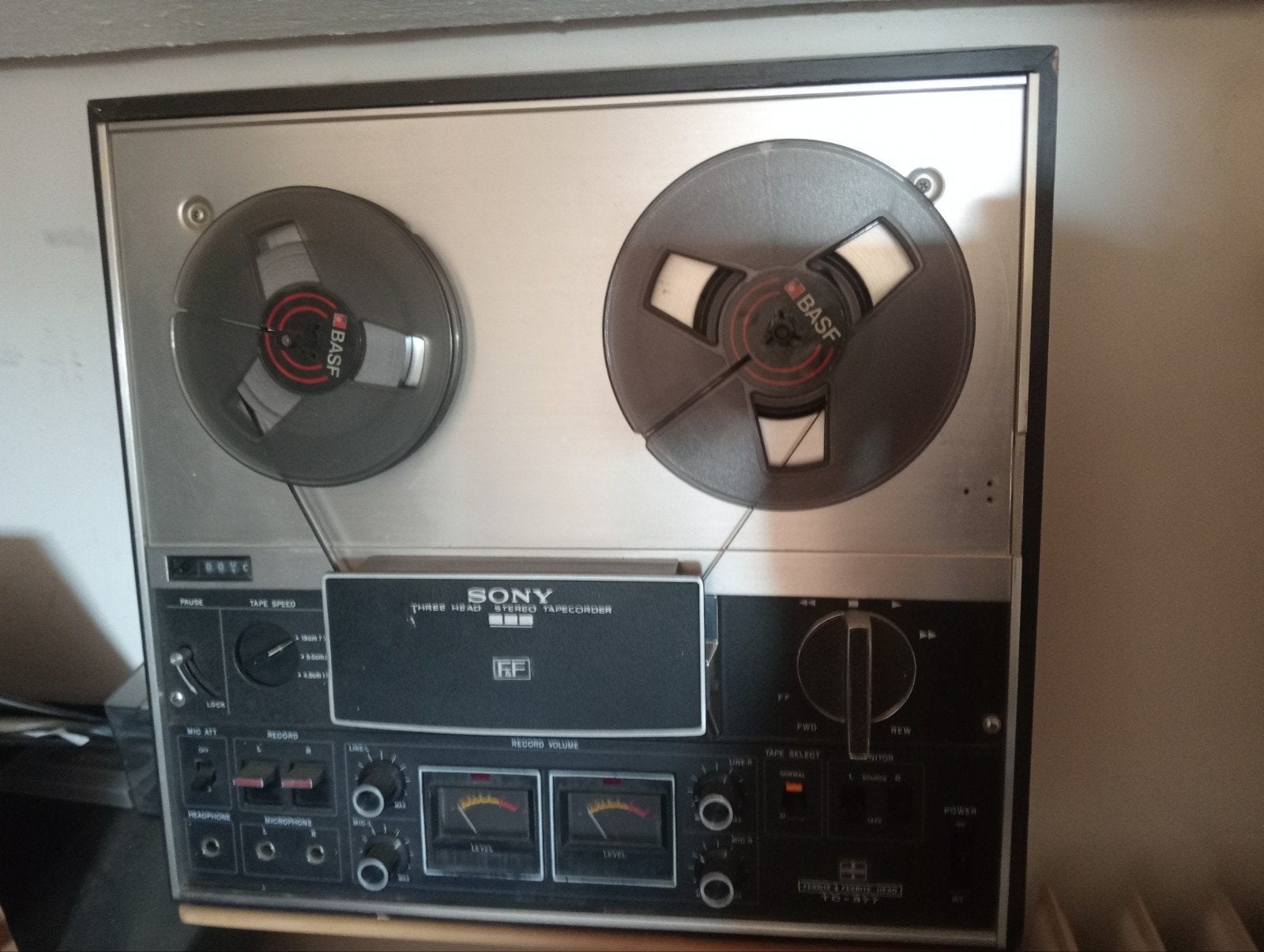SONY THREE HEAD STEREO TAPE RECORDER TC-377, Ophalen of Verzenden
