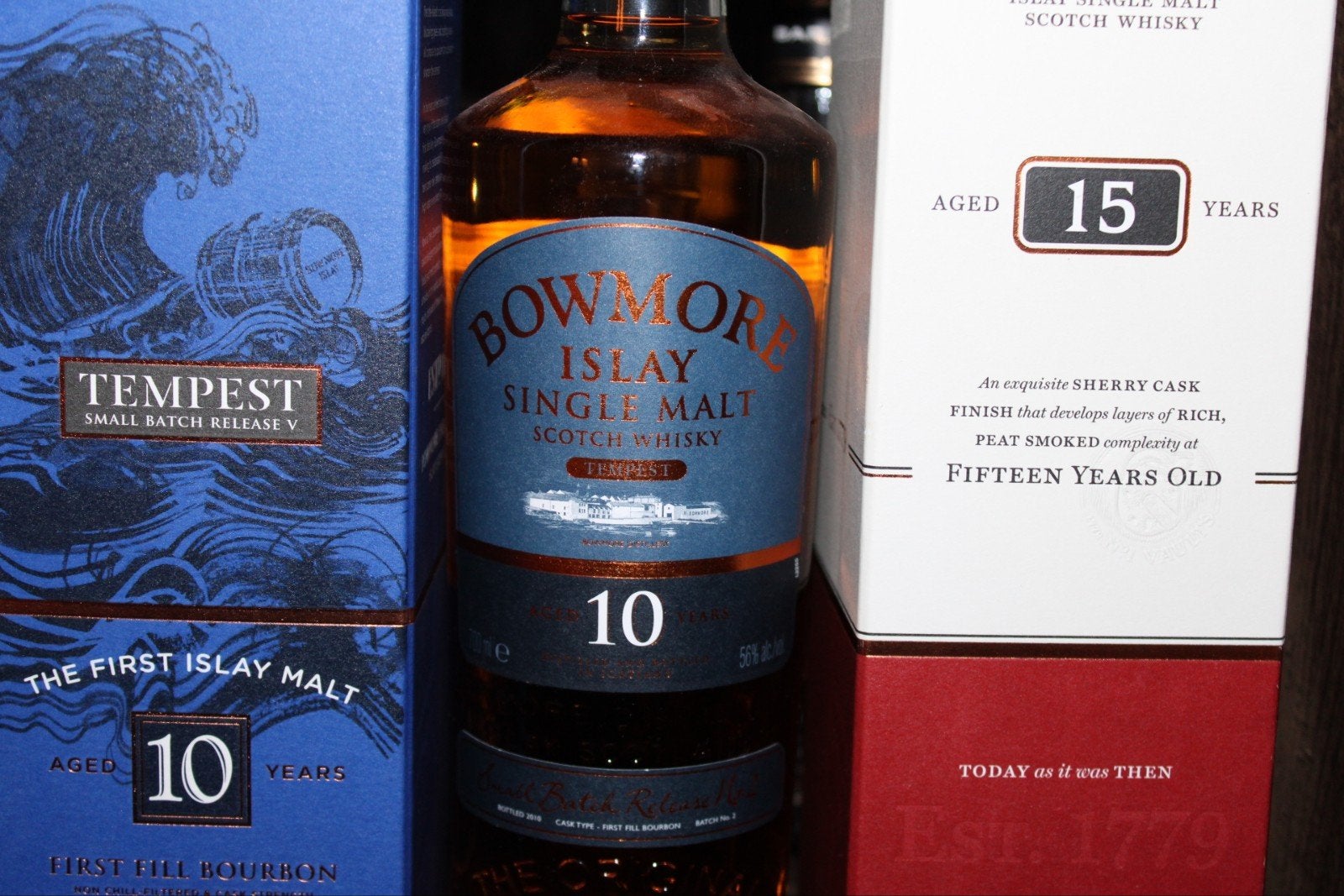 Bowmore whisky 3 flessen, Verzamelen, Ophalen, Nieuw