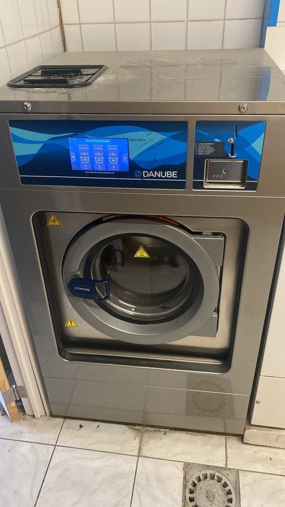 Danube WED-14 HW ET2 Industriële Wasmachine, Ophalen, 10 kg of meer, Bovenlader, Zo goed als nieuw