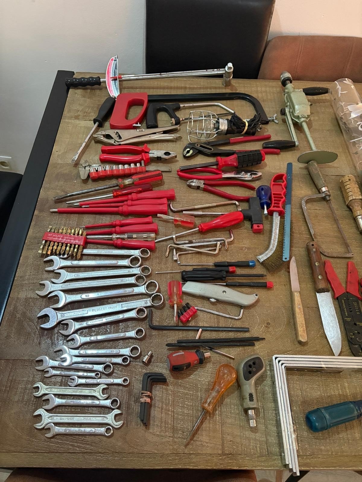 Te koop: uitgebreide gereedschapsset in goede staat., Ophalen, Zo goed als nieuw, Bitset