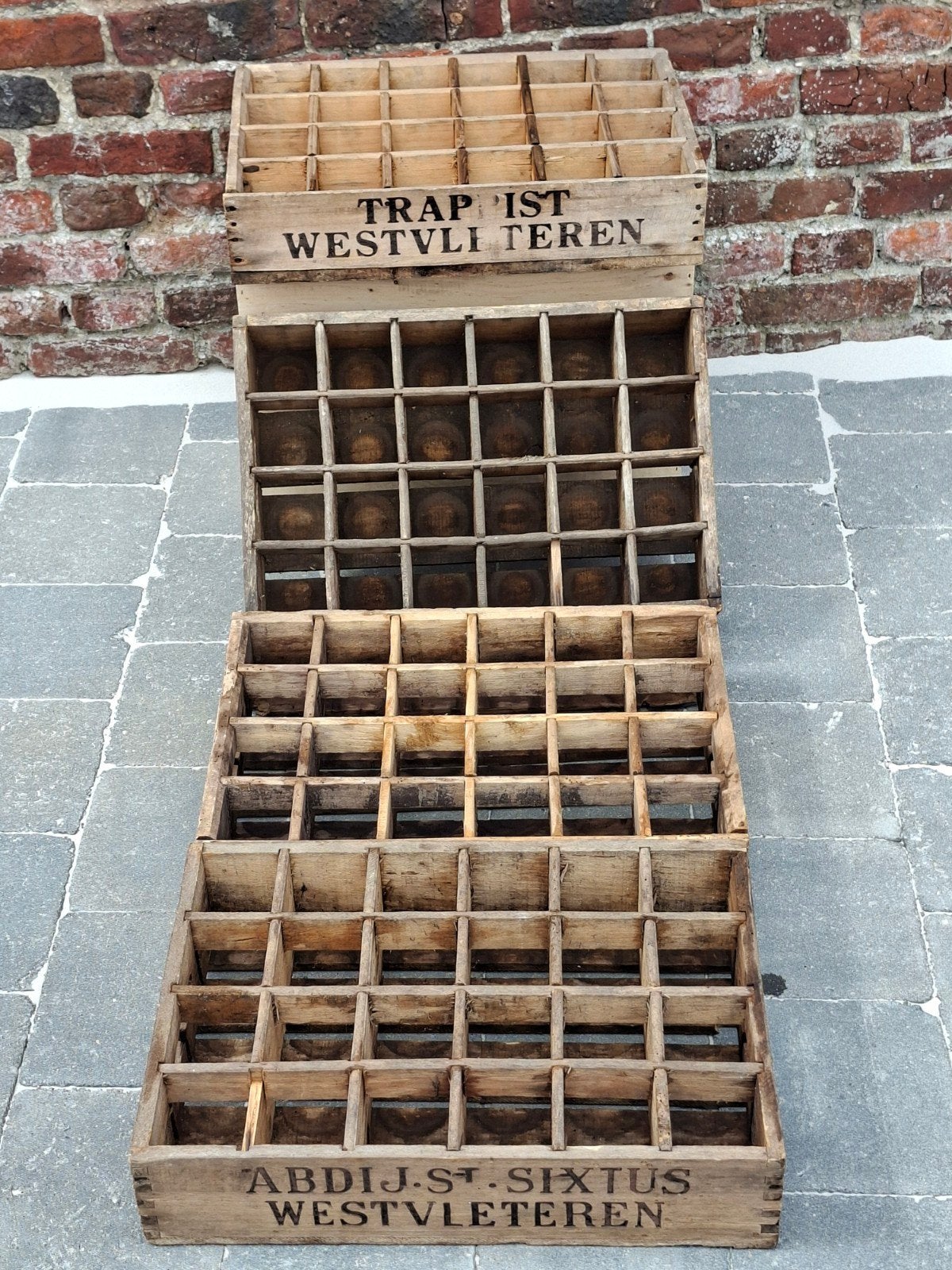 ⚠️⚠️ 🍺Westvleteren casier vide caisse en bois 15€ pièce, Enlèvement
