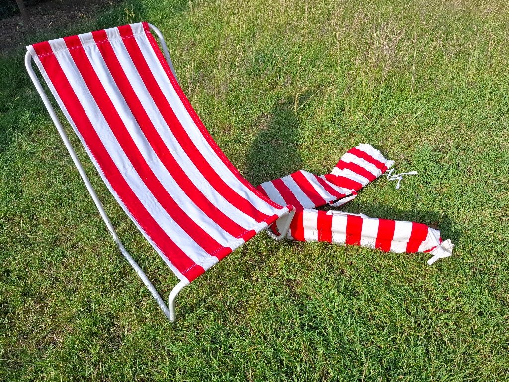 Vintage strandstoeltjes, Ophalen, Zo goed als nieuw, Campingstoel