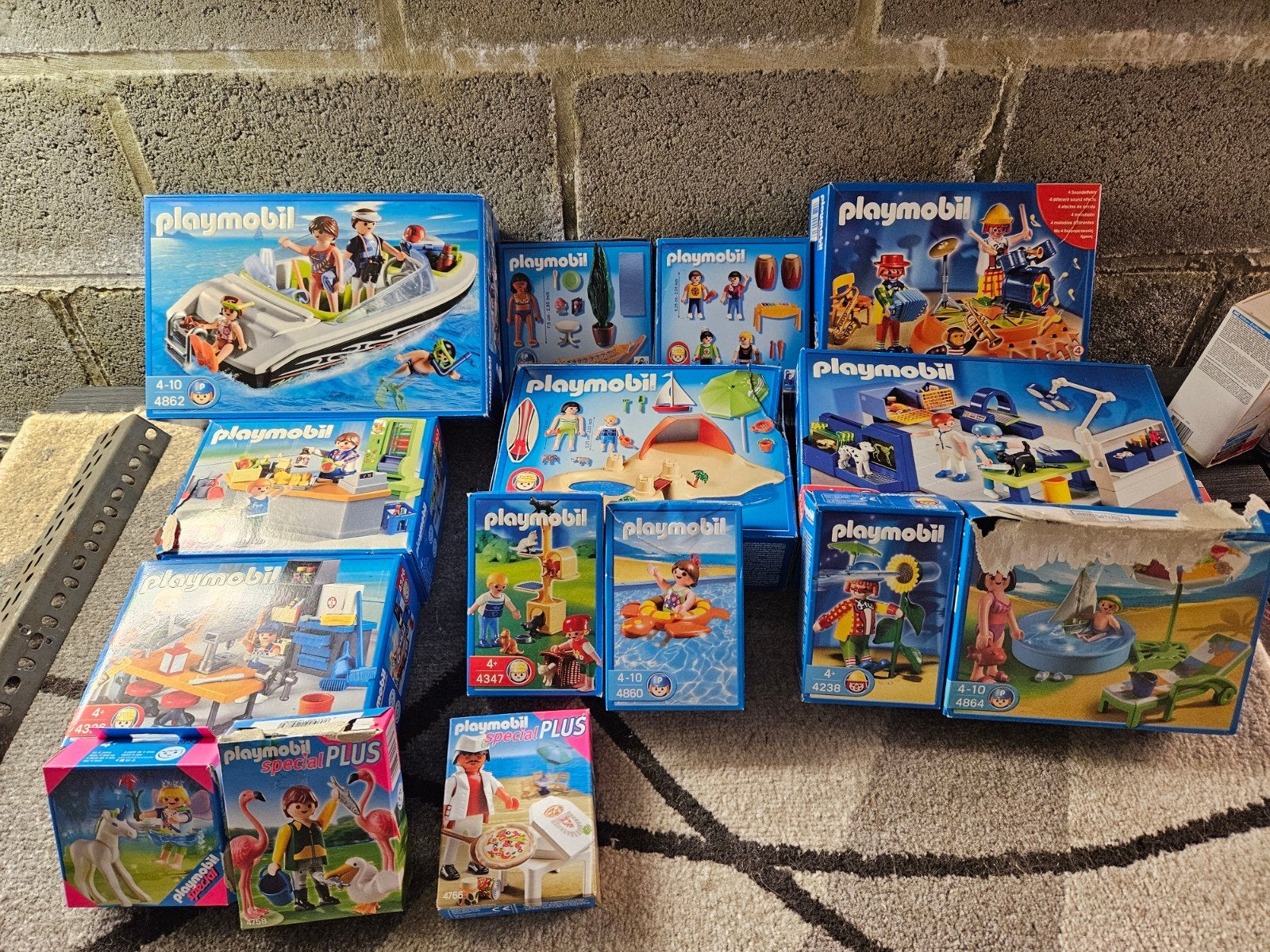 Groot lot Playmobil, Ophalen